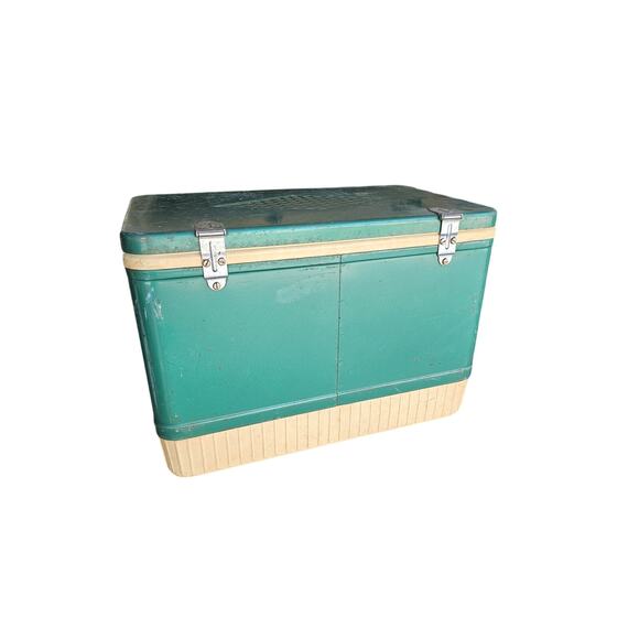 Vintage Coleman Green Cooler  -  Diamond Series - Picture 6 of 6